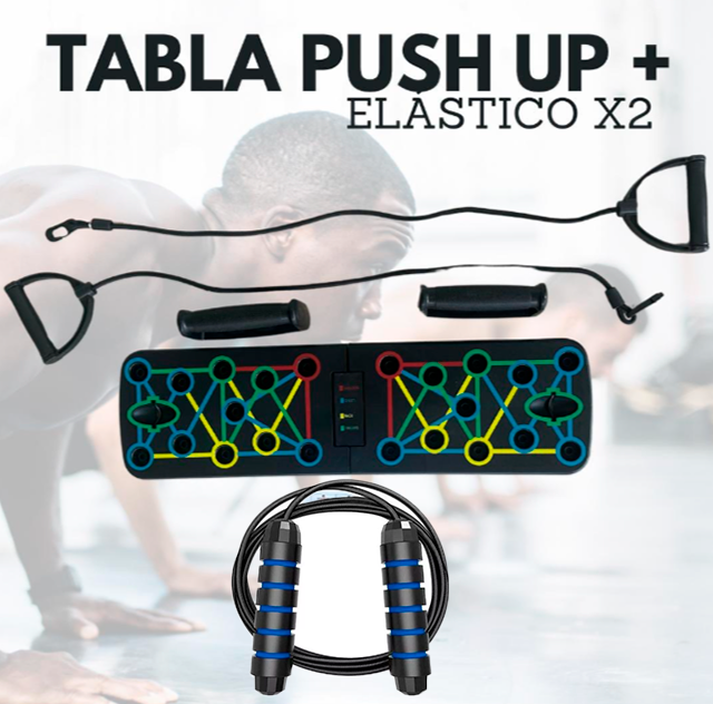 COMBO TABLA CON ELÁSTICOS + LAZO